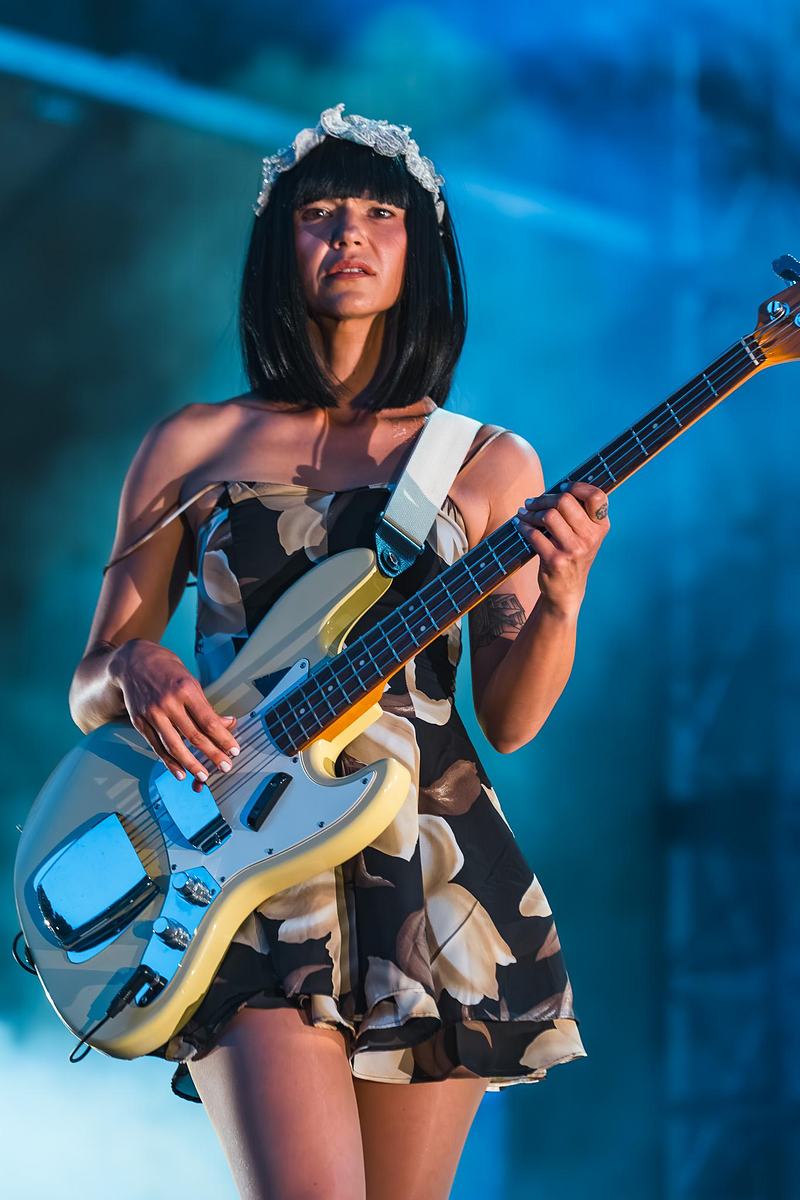 Khruangbin performing at Outside Fest