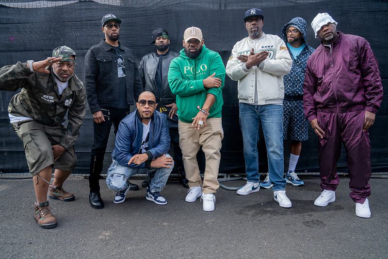 Group portrait backstage — artist and festival photography by TaraLens Media