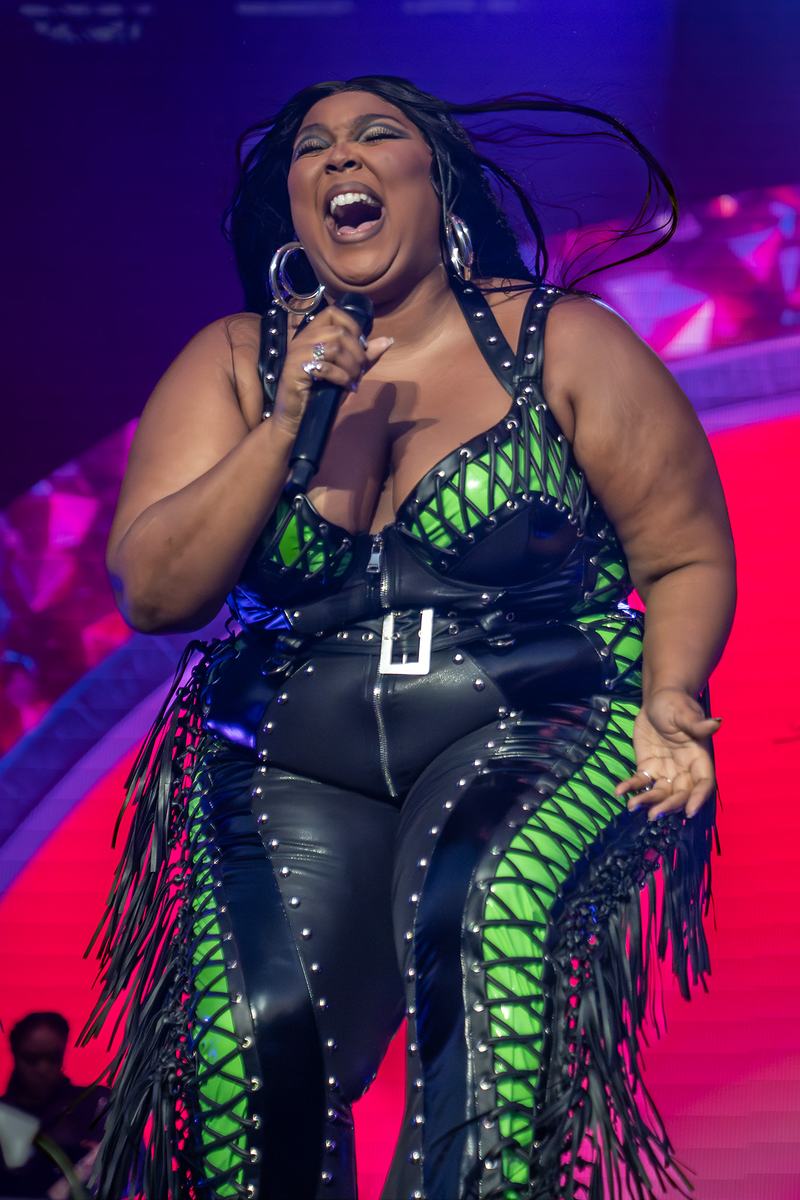Vocalist performing on the main stage at BottleRock Napa Valley Music Festival